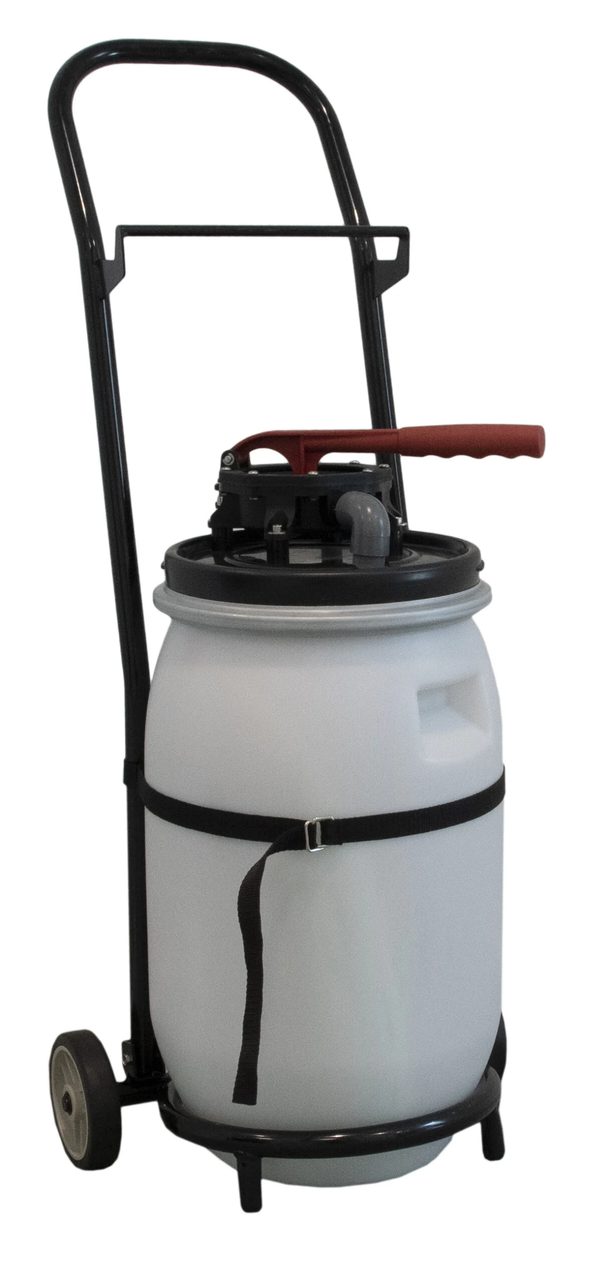 Drenchwagen mit Halterungen für Behälter und Schlauch, zusammenklappbar, 100 cm – Excellent Cow Drencher – Bild 3