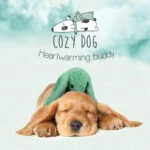 Hundekuscheltier Hase mit Herzschlag und aufwärmbarem Beutel, Grün, 30 x 20 cm – Cozy Dog Bunny – Bild 4