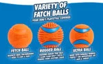 Hundeball aus Gummi, Ø 6 cm, 2 Stück – Chuckit! Fetch Ball M – Bild 6