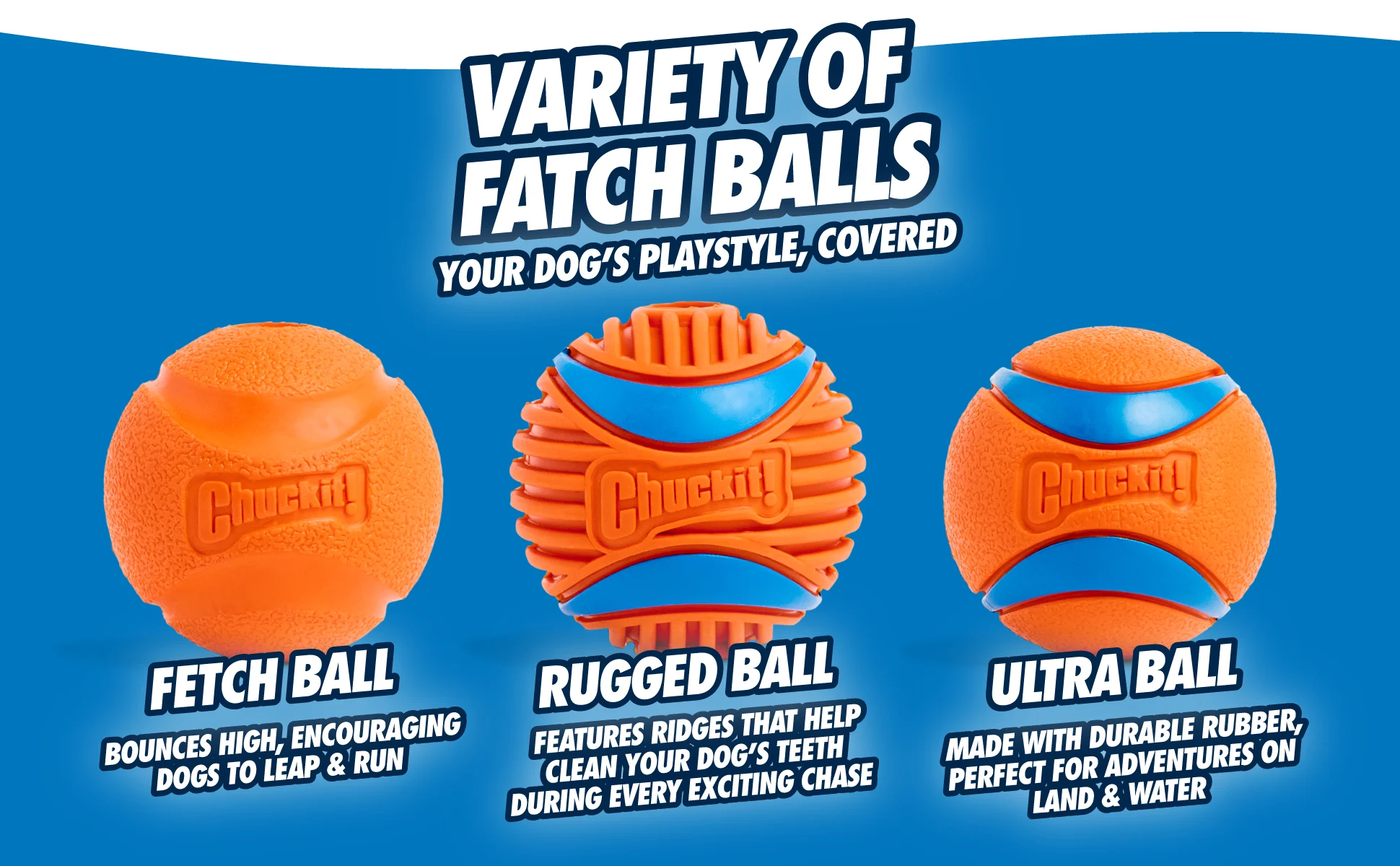 Gummiball für Hunde, Ø 5 cm, 2 Stück – Chuckit! Fetch Ball S – Bild 6