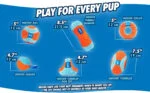 Apportierrolle für drinnen mit Chenille Außenschicht, Ø 12 cm – Chuckit! Indoor Roller – Bild 4