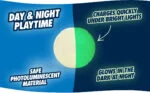 Hundeball aus Gummi, leuchtend, Ø 5 cm – Chuckit! Max Glow S – Bild 6