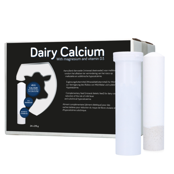 Calciumbolus für Milchkühe, 24 x 215 g – Hofman Animal Care Dairy Calcium Bolus (Mg & Vit. D3)