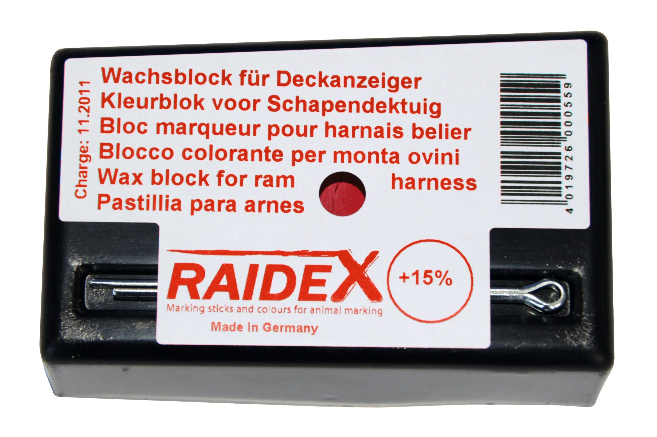 Deckblock für alle Wetterbedingungen, Rot – Raidex – Bild 1