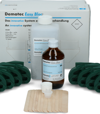 Klauenpflegesystem für 12 Behandlungen – Demotec Easy Bloc