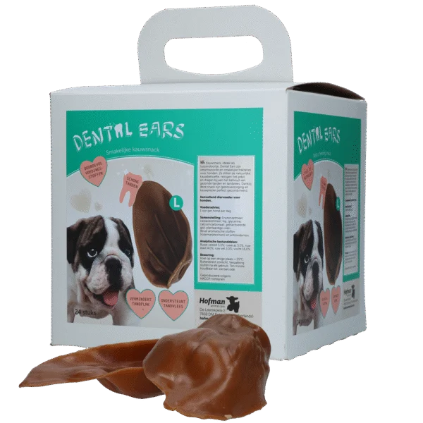 Kausnack für Hunde, 24 Stück – Dental Ears Large