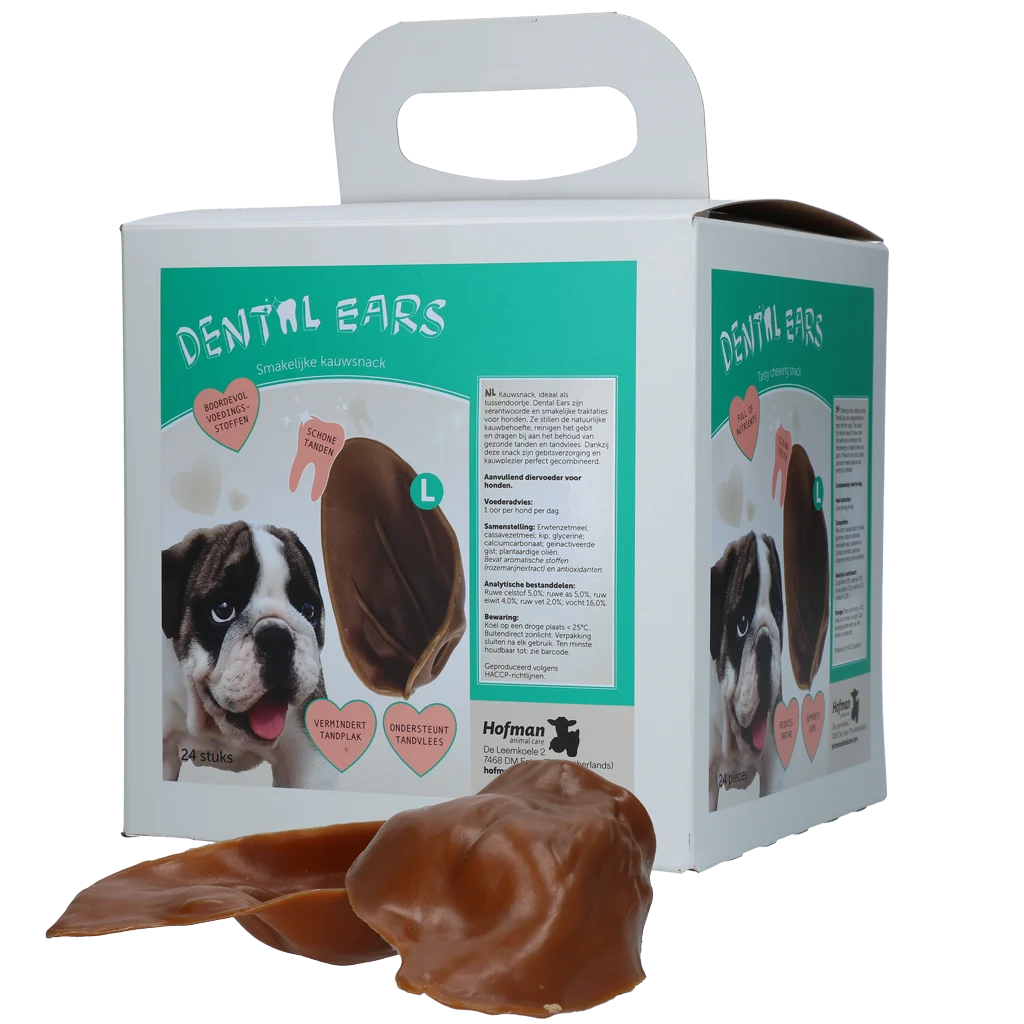 Kausnack für Hunde, 24 Stück – Dental Ears Large – Bild 1