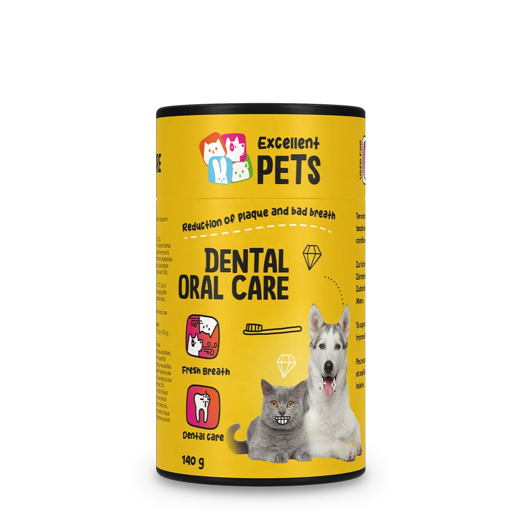Zahnpulver für Hunde und Katzen, 140 g – Excellent Pets Dental Oral Care – Bild 1