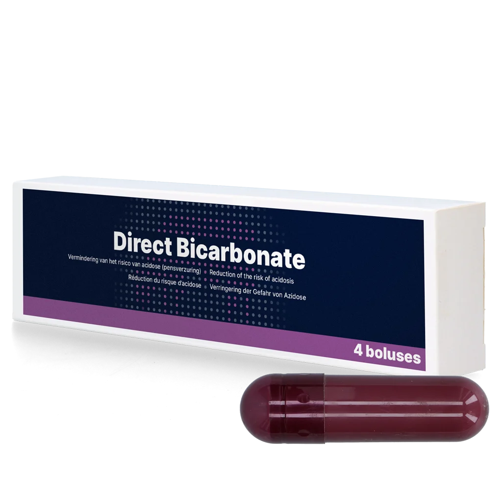 DIRE008.png Bicarbonatbolus für Milchkühe, 4 x 116 g – Direct Bolus Bicarbonate – Bild 1