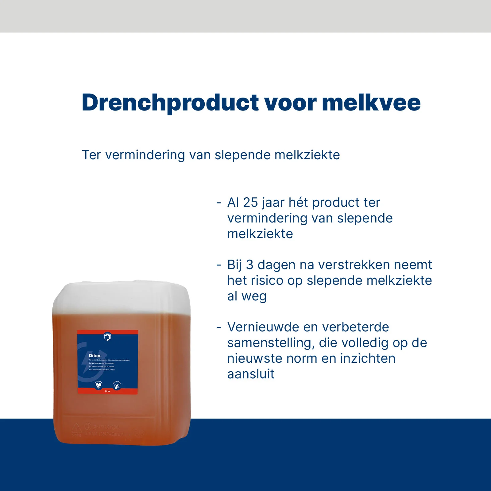 Drenchprodukt für Milchkühe, 20 kg – Excellent Diton – Bild 3