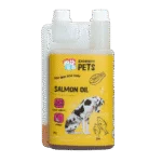Lachsöl für Hunde mit Omega 3 und 6, 1000 ml – Excellent Pets Dog Salmon Oil