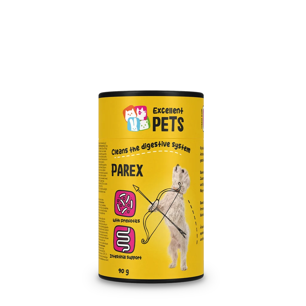 DOGG0090.png Hundesupplement mit Präbiotika in Krokettenform, 90 g – Excellent Pets Dog Parex – Bild 1