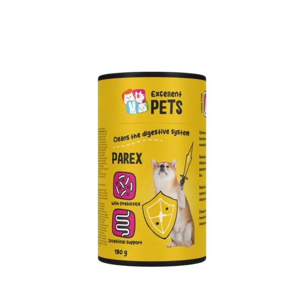 Hundesupplement mit Präbiotika in Pelletform, 180 g – Excellent Pets Dog Parex