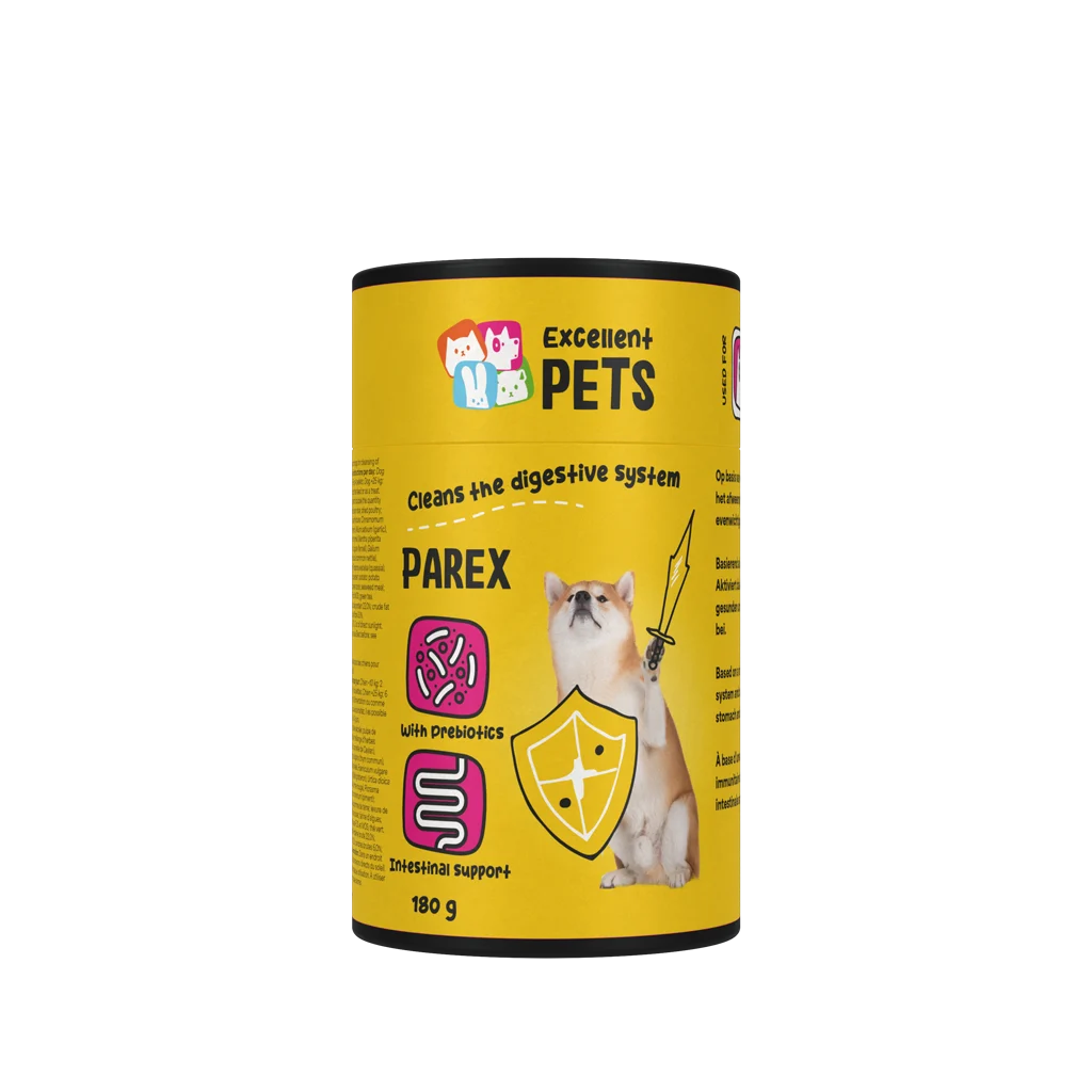 Hundesupplement mit Präbiotika in Pelletform, 180 g – Excellent Pets Dog Parex – Bild 1