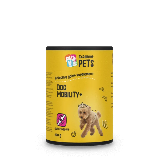 Gelenksupplement für Hunde in Pulverform, 100 g – Excellent Pets Dog Mobility+