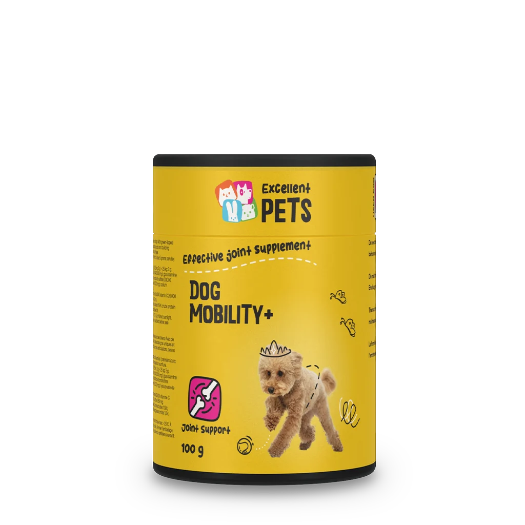 Gelenksupplement für Hunde in Pulverform, 100 g – Excellent Pets Dog Mobility+ – Bild 1
