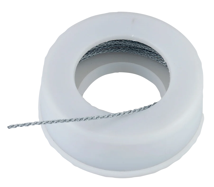 DRAA0001.png Drahtsäge zum Enthornen von Rindern, 12 m x 2 mm – Bild 1