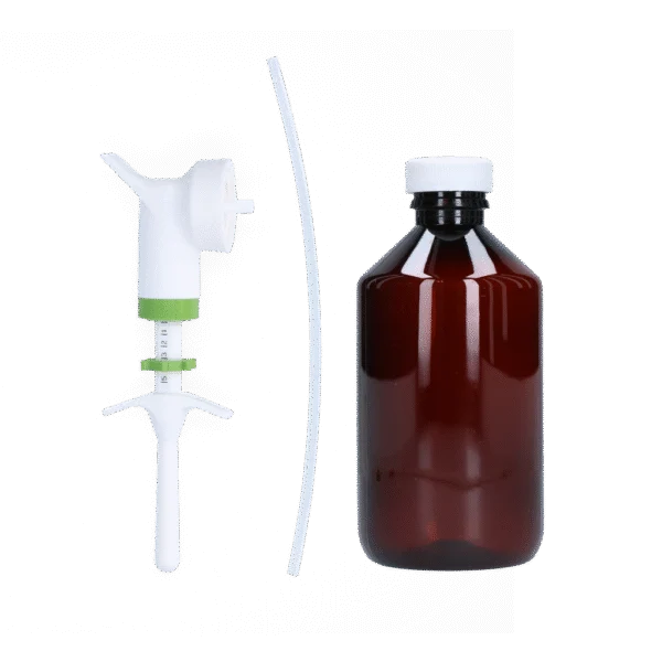 Drench Dosierset für Kälber, Ferkel und Lämmer, einstellbar von 1 bis 5 ml – Excellent Drench-Dose Automatic