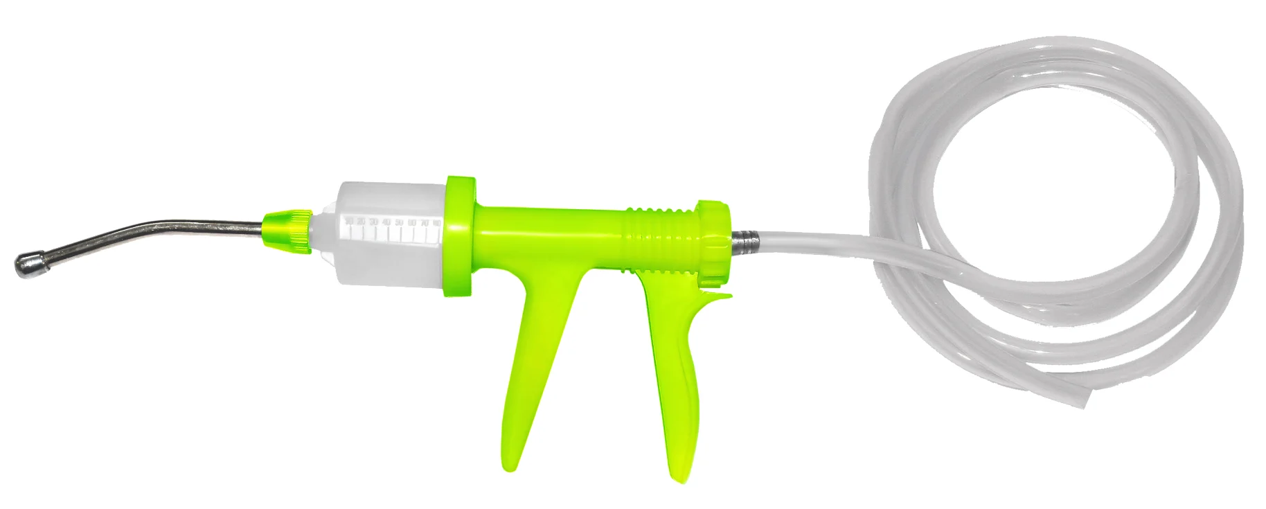DREN01061.jpg Automatische Drenchpistole mit 12 cm langer Sonde, 80 ml – Hofman Animal Care Drench-gun Automatic – Bild 1