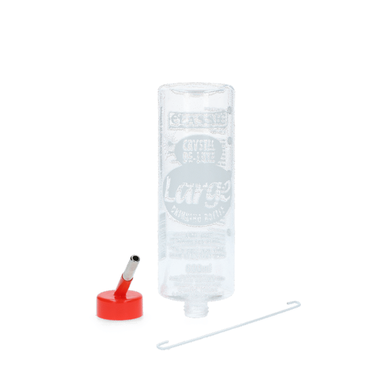 Kunststofftrinkflasche für Nagetiere, 600 ml – Classic Crystal Deluxe