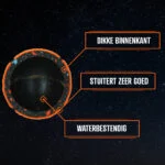 Tennisball für Hunde, schwimmfähig, Ø 6 cm, rosa – Dog Comets Starlight – Bild 3