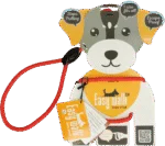 Hundegeschirr mit Leine aus Seil, Rot, Mini 210 cm – Easy Walk Handmodell