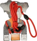 Hundegeschirr mit Leine aus Seil, Rot – Easy Walk Handmodell – Bild 2