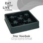 Anti Schling Napf für Hunde mit Sternenmuster, XS 14 cm, Grau – Eat Slow Live Longer Star – Bild 2