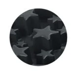 Anti Schling Napf für Hunde mit Sternenmuster, S 20,5 cm, Grau – Eat Slow Live Longer Star – Bild 3