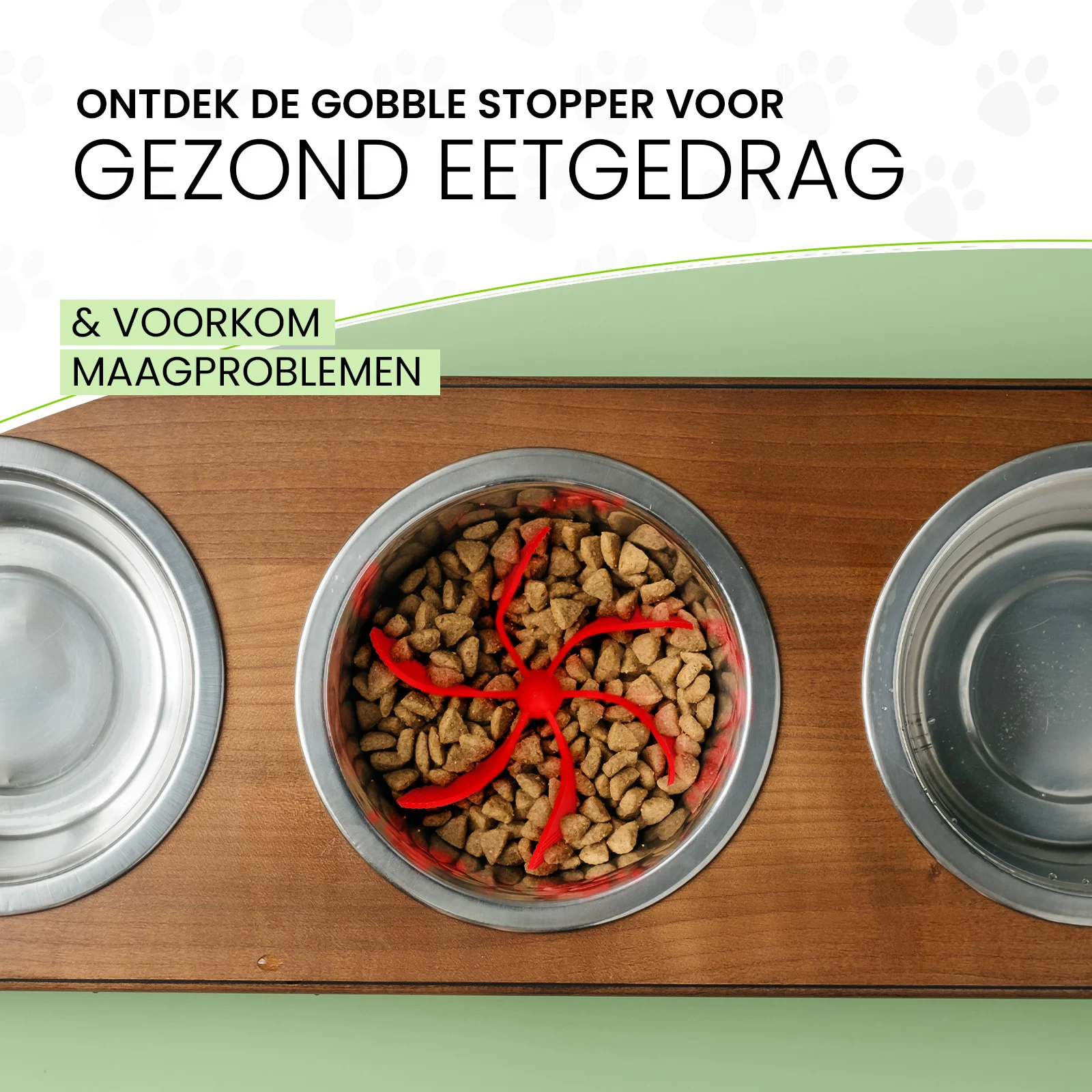 Anti Schling Einsatz für Hundenäpfe mit Saugnäpfen, Grün M, Bodendurchmesser 11,5 cm – Eat Slow Live Longer Gobble Stopper – Bild 4