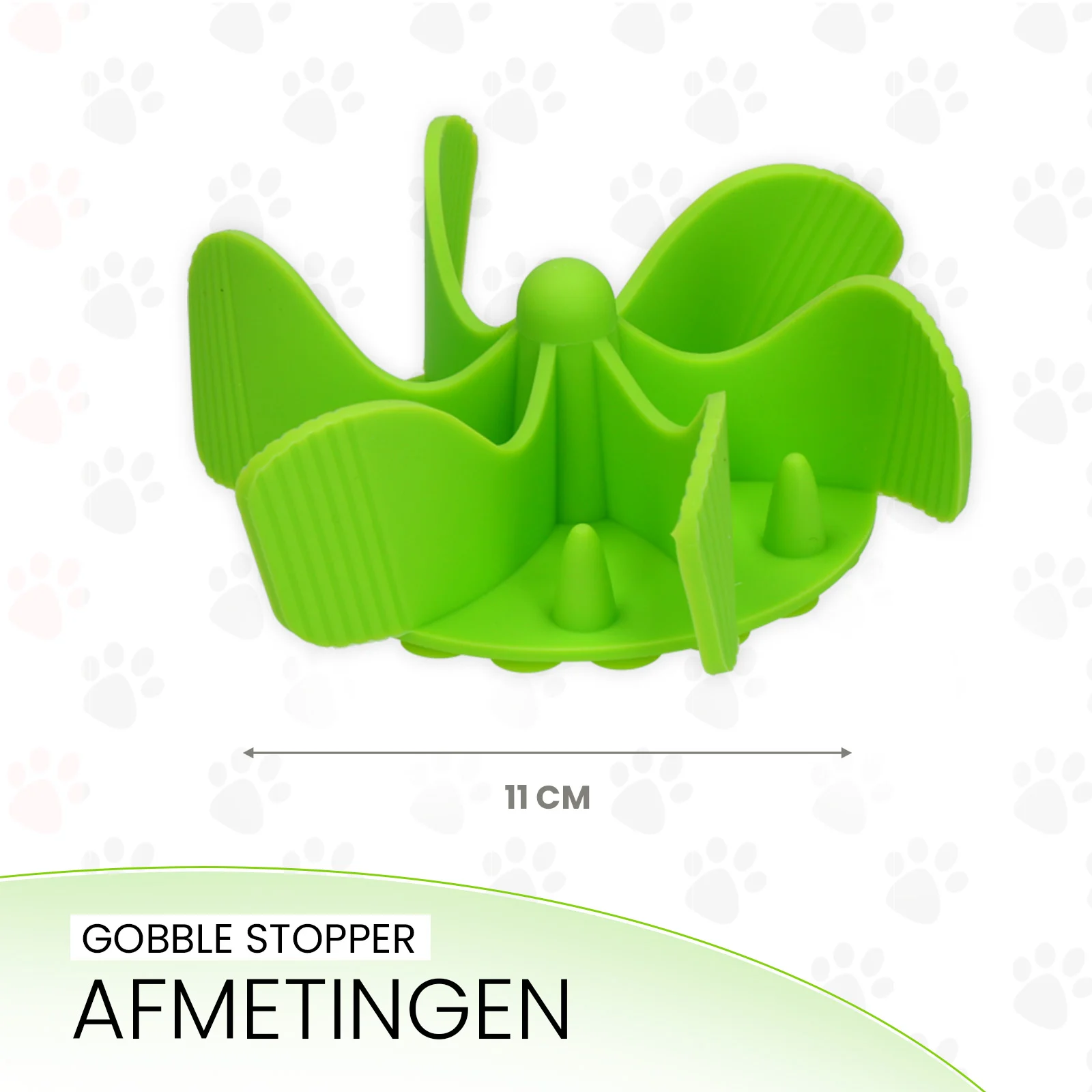 Anti Schling Einsatz für Hundenäpfe mit Saugnäpfen, Grün M, Bodendurchmesser 11,5 cm – Eat Slow Live Longer Gobble Stopper – Bild 5