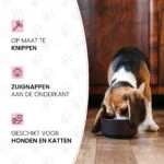 Anti Schling Einsatz für Hunde aus Silikon mit Saugnäpfen, M, Bodendurchmesser 11,5 cm, Rosa – Eat Slow Live Longer Gobble Stopper – Bild 6