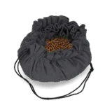 Schnüffelmatte mit Kordelzug Ø 50 cm – Eat Slow Live Longer Snuffle Mat – Bild 3