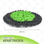 Schnüffelmatte mit Kordelzug Ø 50 cm – Eat Slow Live Longer Snuffle Mat – Bild 5