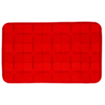 Schleckmatte für Hunde mit blütenförmigen Laschen und Saugnäpfen, 21 x 34 cm, Rot – Eat Slow Live Longer Lick Mat Dimensions Flower – Bild 2