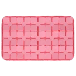 Leckmatte für Hunde mit blütenförmigen Blütenblättern und Saugnäpfen, 21 x 34 cm, Rosa – Eat Slow Live Longer Lick Mat Dimensions Flower – Bild 2