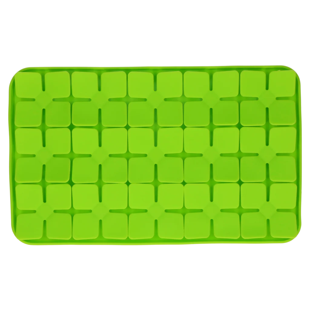 Schleckmatte für Hunde mit blumenförmigen Laschen und Saugnäpfen, 21 x 34 cm, Grün – Eat Slow Live Longer Lick Mat Dimensions Flower – Bild 2
