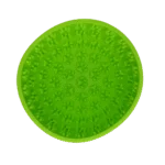 Antischlingnapf für Hunde mit rundem Boden und Noppen, Ø 17 cm, Grün – Eat Slow Live Longer Lick Mat Wobble Bowl – Bild 2