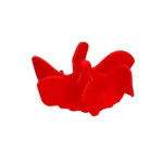 Antischlingnapfeinsatz für Hundenäpfe mit Saugnäpfen, Rot M, Bodendurchmesser 11,5 cm – Eat Slow Live Longer Gobble Stopper – Bild 2