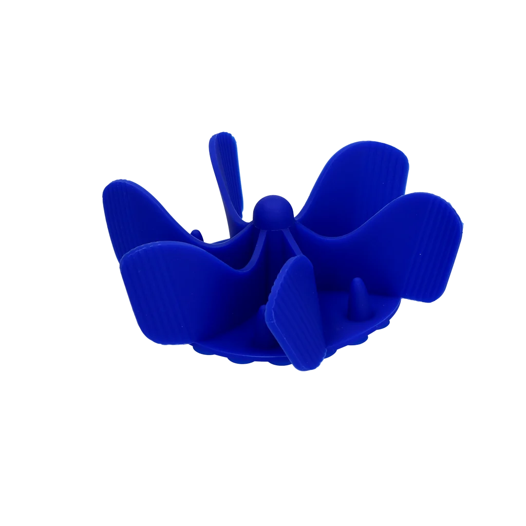 Anti Schling Einsatz für Hundenapf mit Saugnäpfen, Blau L, Bodendurchmesser 14,5 cm – Eat Slow Live Longer Gobble Stopper – Bild 3