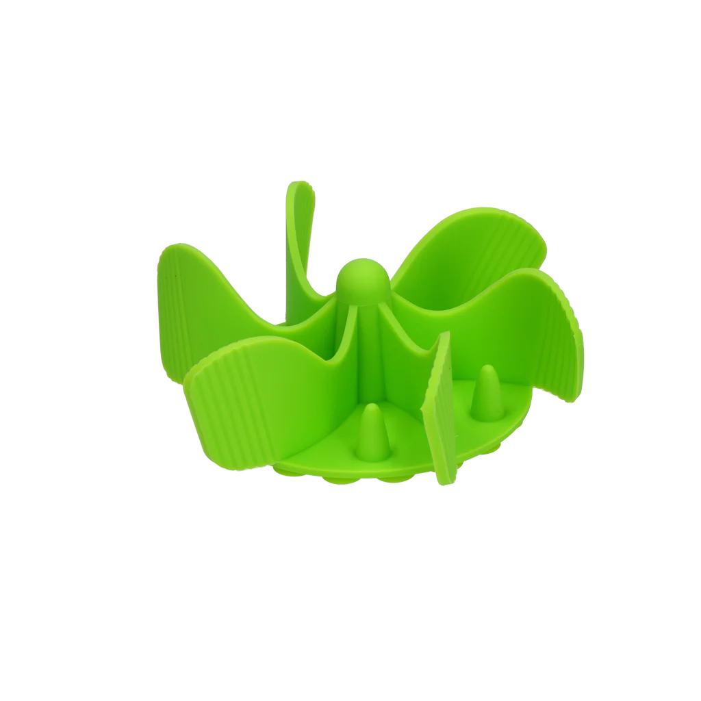 Anti Schling Einsatz für Hundenäpfe mit Saugnäpfen, Grün L, Bodendurchmesser 14,5 cm – Eat Slow Live Longer Gobble Stopper – Bild 3