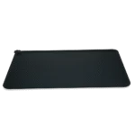 Futternapfunterlage aus Silikon mit erhöhtem Rand, M 38 x 54 cm, Grau – Eat Slow Live Longer Spill Mat – Bild 3