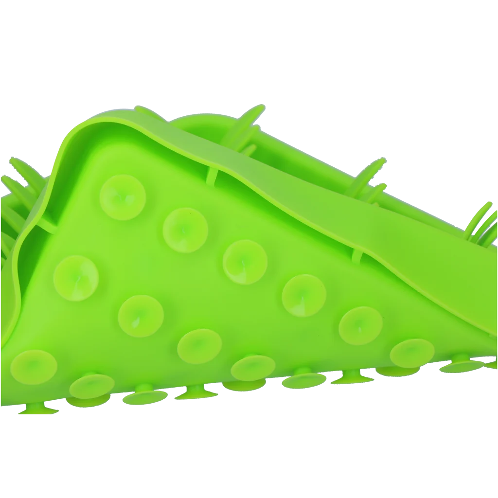 Silikon Schnüffelmatte mit rutschfester Unterseite – Eat Slow Live Longer Snuffelmat Gras – Bild 4