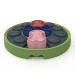 Hundepuzzle mit Schiebeteilen für Trockenfutter und Snacks – Eat Slow Live Longer Puzzle Disc – Bild 2
