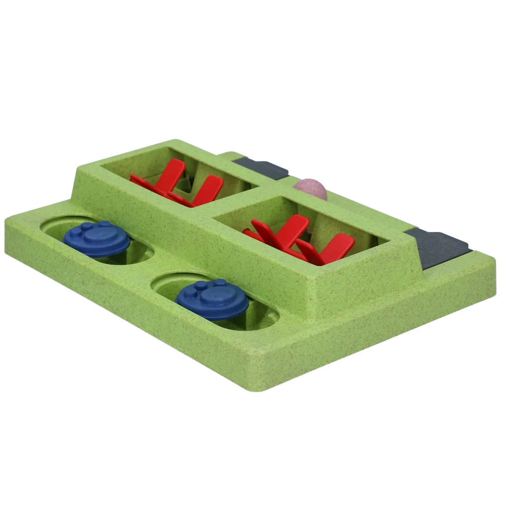 Hundepuzzle für Futter und Snacks mit rutschfesten Füßen – Eat Slow Live Longer Puzzle Squared – Bild 2