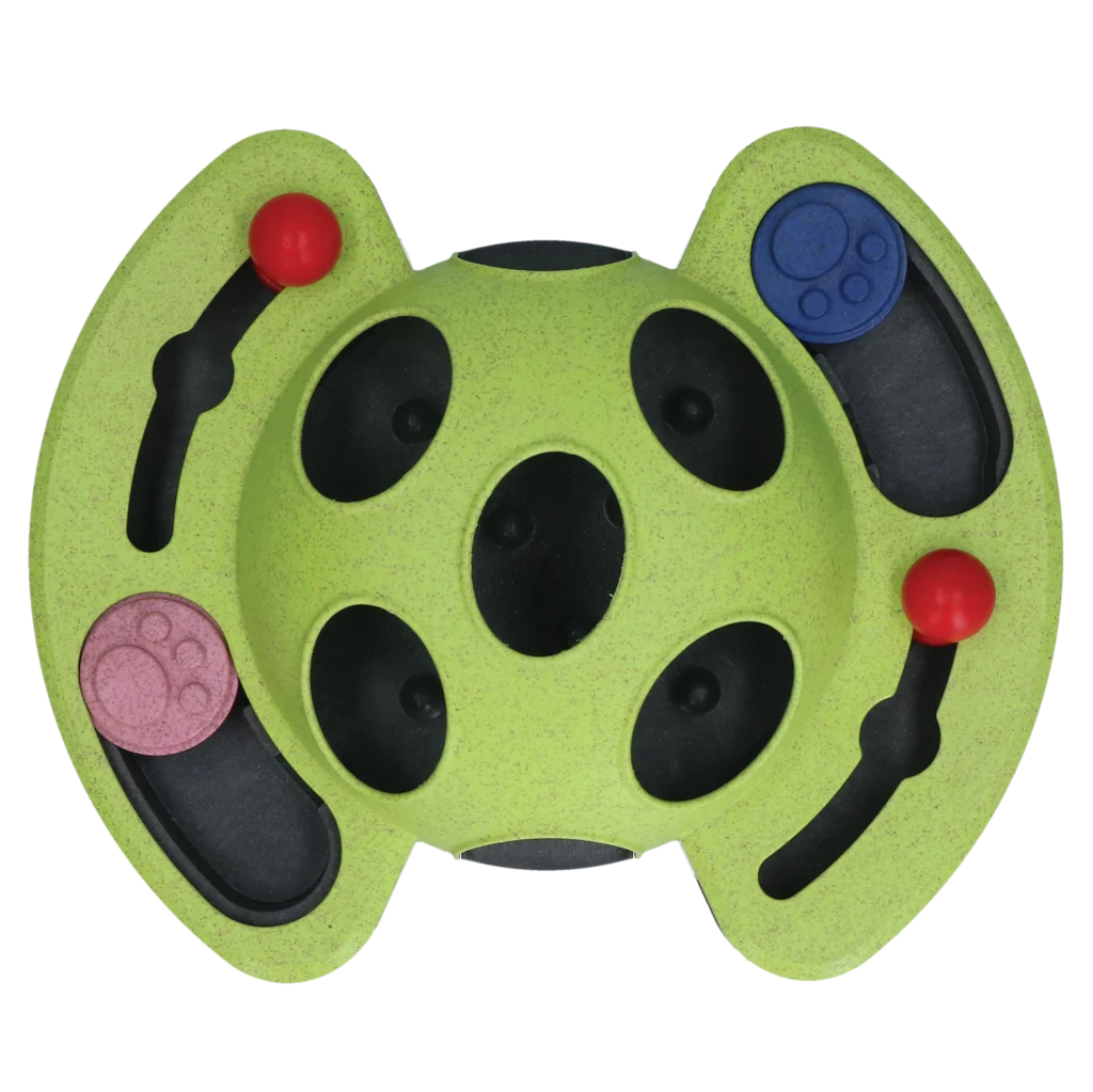 Hundepuzzle für Trockenfutter und Snacks mit rutschfesten Füßchen – Eat Slow Live Longer Puzzle Beetle – Bild 3