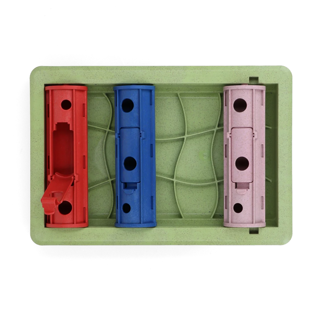 Hundepuzzle für Trockenfutter und Snacks mit rutschhemmenden Füßen – Eat Slow Live Longer Puzzle Roller – Bild 3