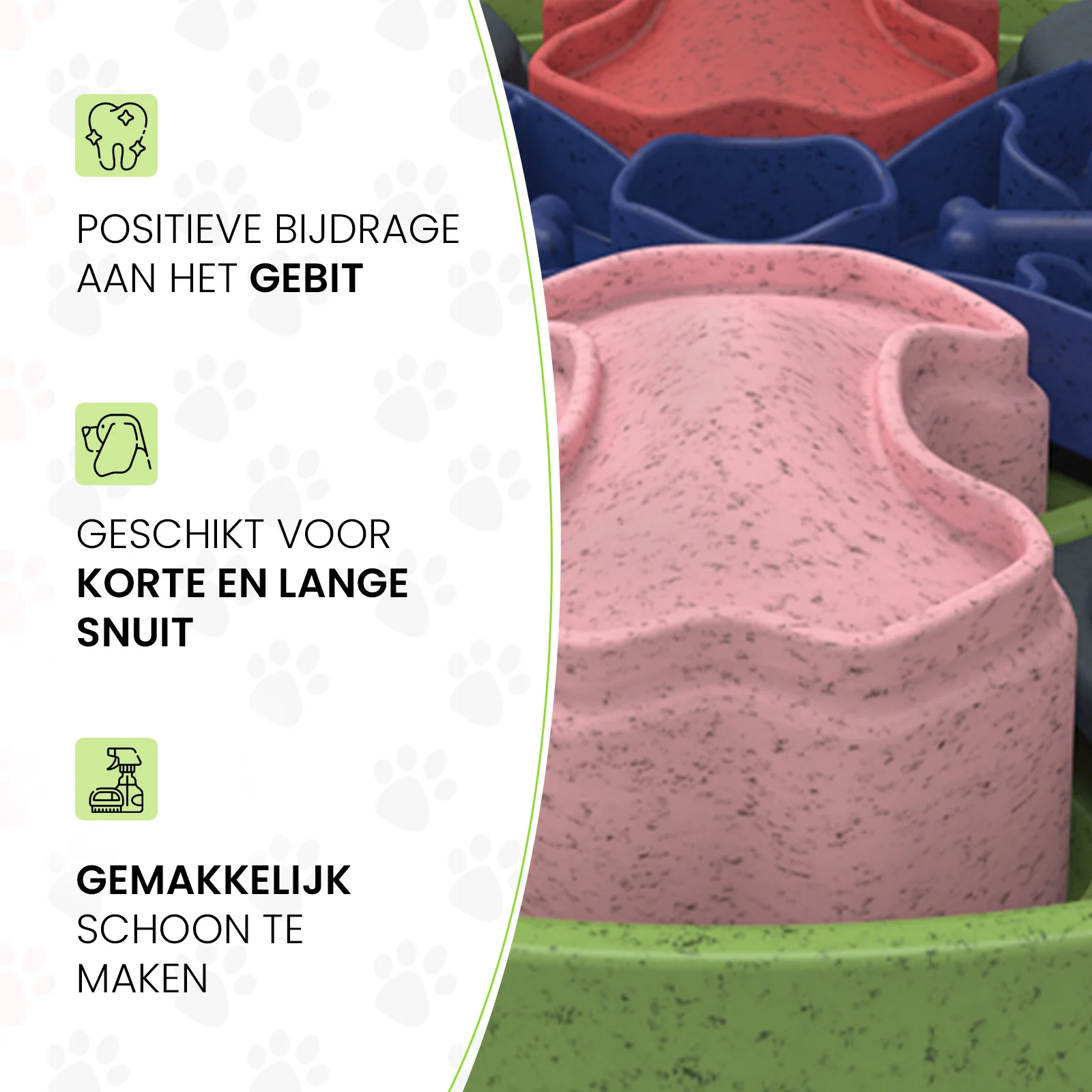Hundepuzzle mit Schiebeteilen für Trockenfutter und Snacks – Eat Slow Live Longer Puzzle Disc – Bild 5