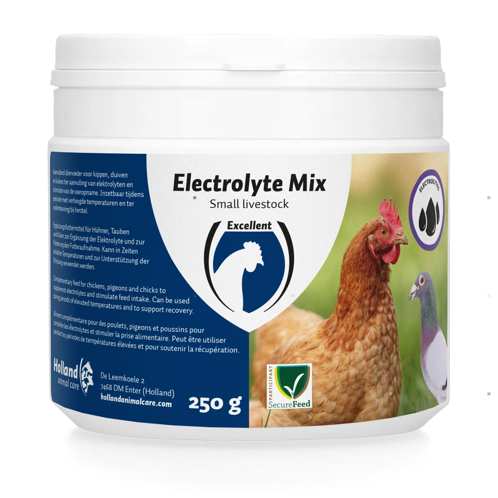 ELEC00250.png Elektrolytmischung für Hühner und Küken, in Trinkwasser löslich 250 g – Excellent Electrolyte mix – Bild 1