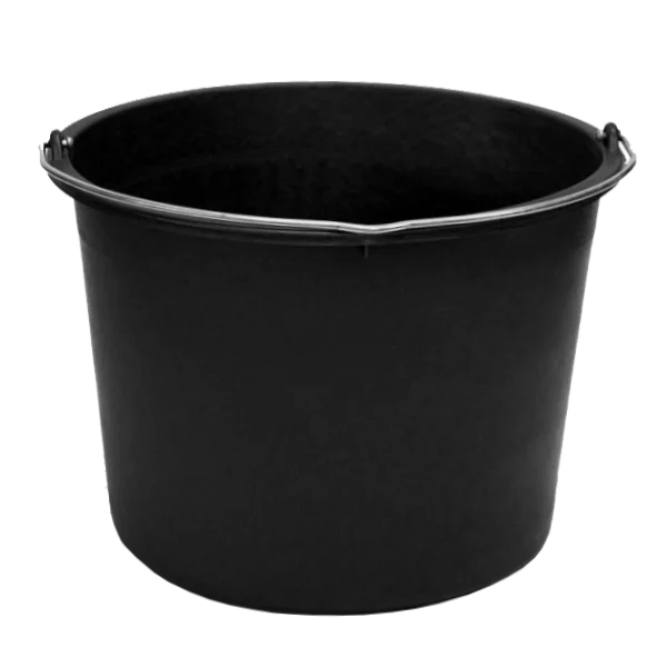 EMME00012.png Eimer mit Skala 12 l Schwarz – Bild 1